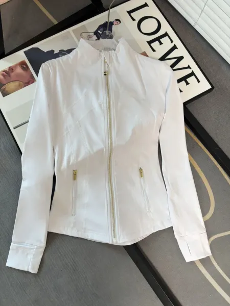 Lululemon Define Jacket Black with Gold Zippers - 10