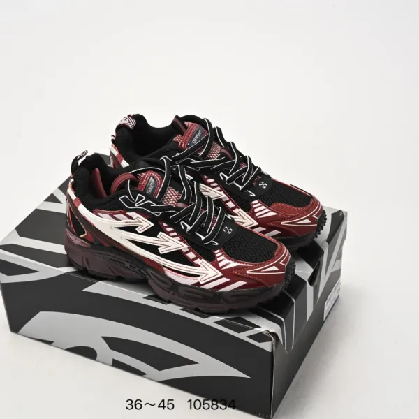 Asics Gel-Kayano 14 Red Black White Chunky Sneakers - 1