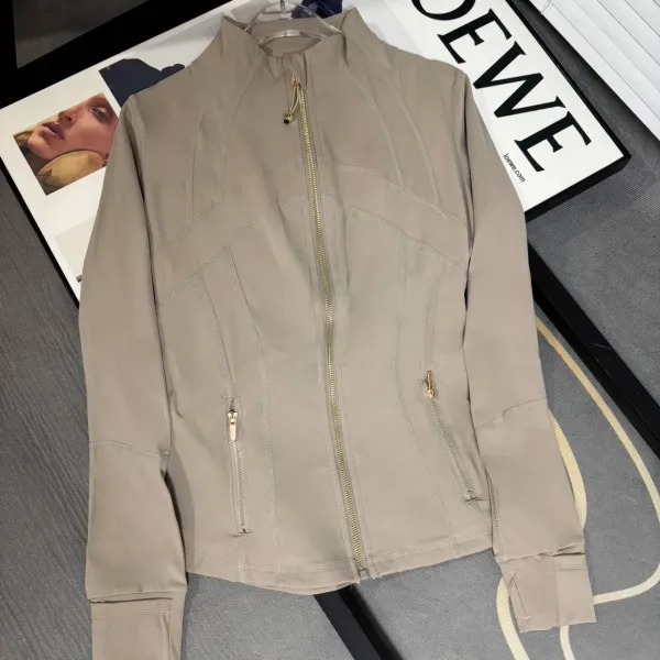Loewe Technical Zip-Up Jacket Beige Outerwear - 1