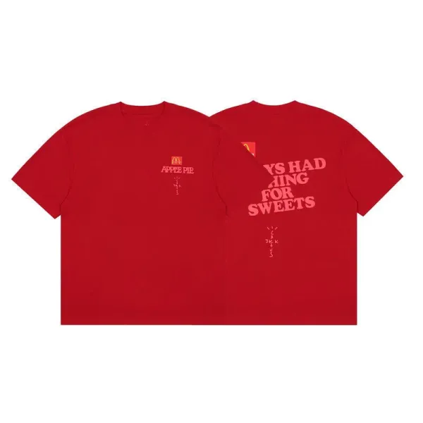 Travis Scott x McDonald's Apple Pie Red T-Shirt - 1