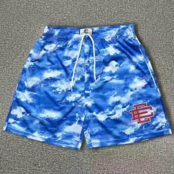 MSCHF Star Print Mesh Shorts Red - 11