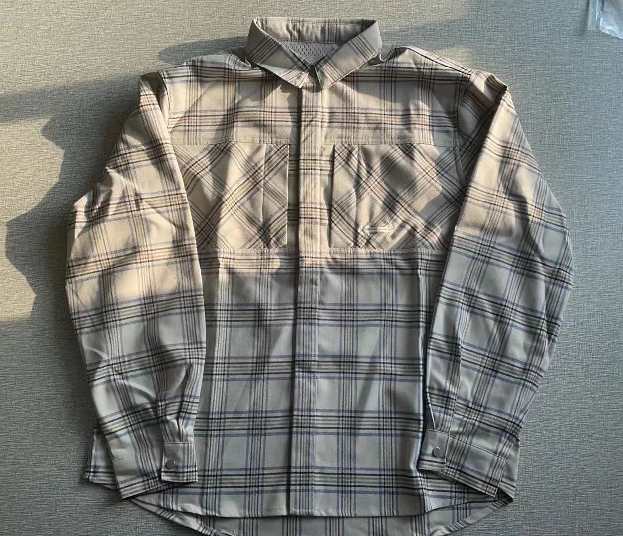 No After-Sales Support, Please Note Before Purchasing Hyde Checkered Patchwork Shirt