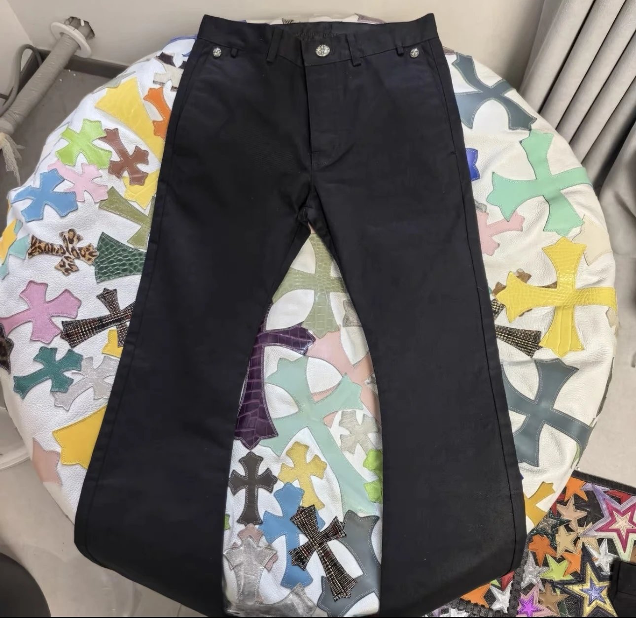 exclusive _Chrome Hearts Flare Richard Cut Chino Pants