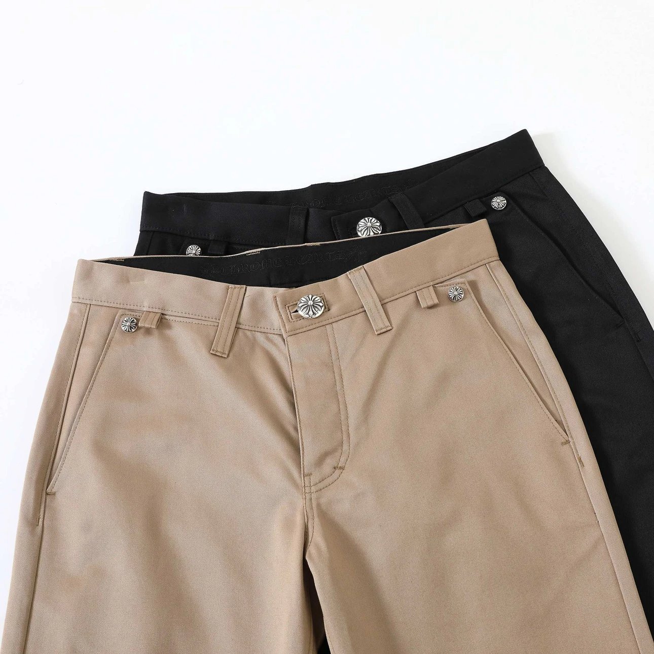 pre- order chrome hearts chino pants silver plated