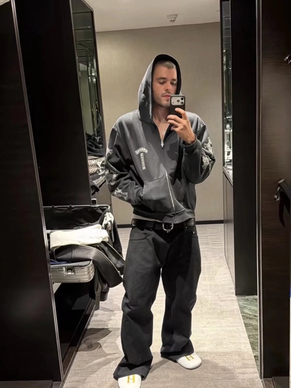 chrome hearts Soap & Water Zip Hoodie