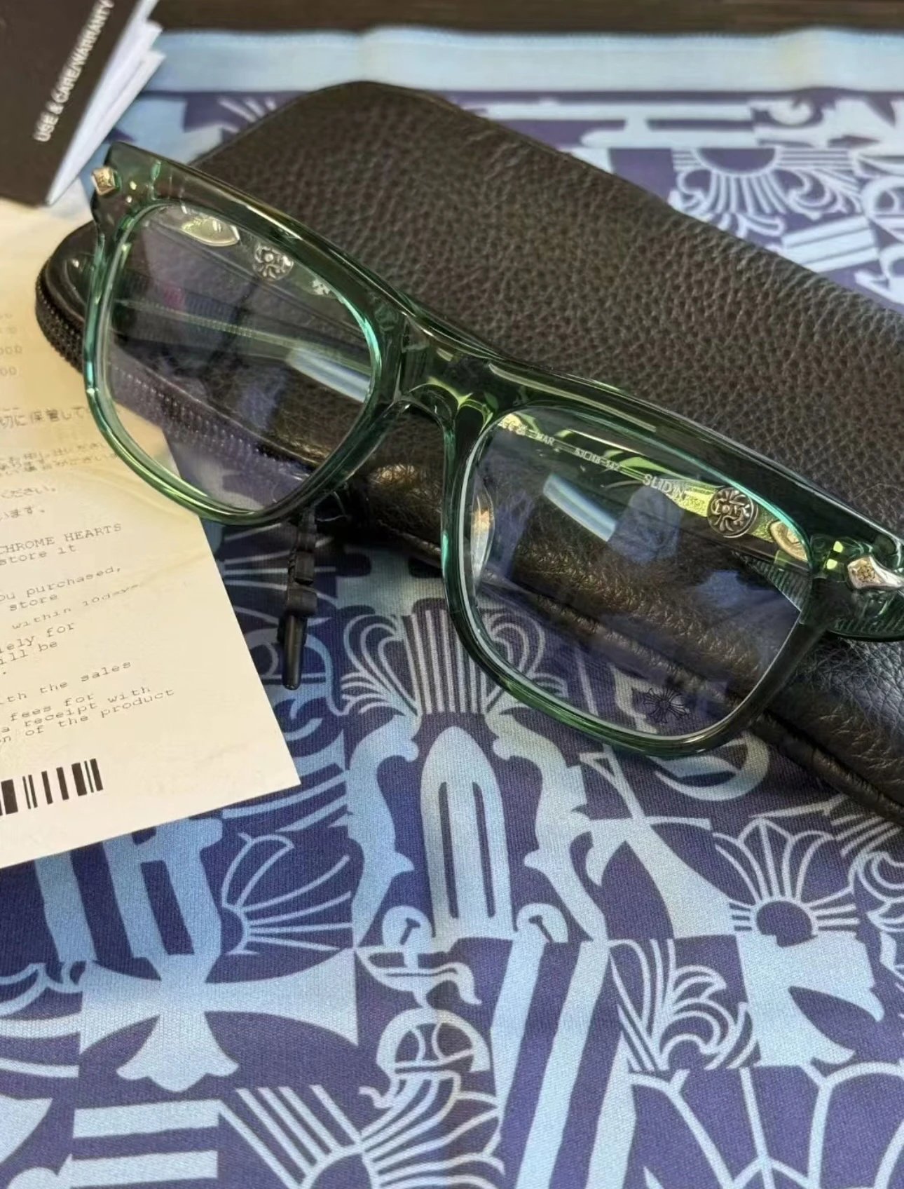 Chrome Hearts 925 Silver Eyeglasses, Brand New SLID'N Model