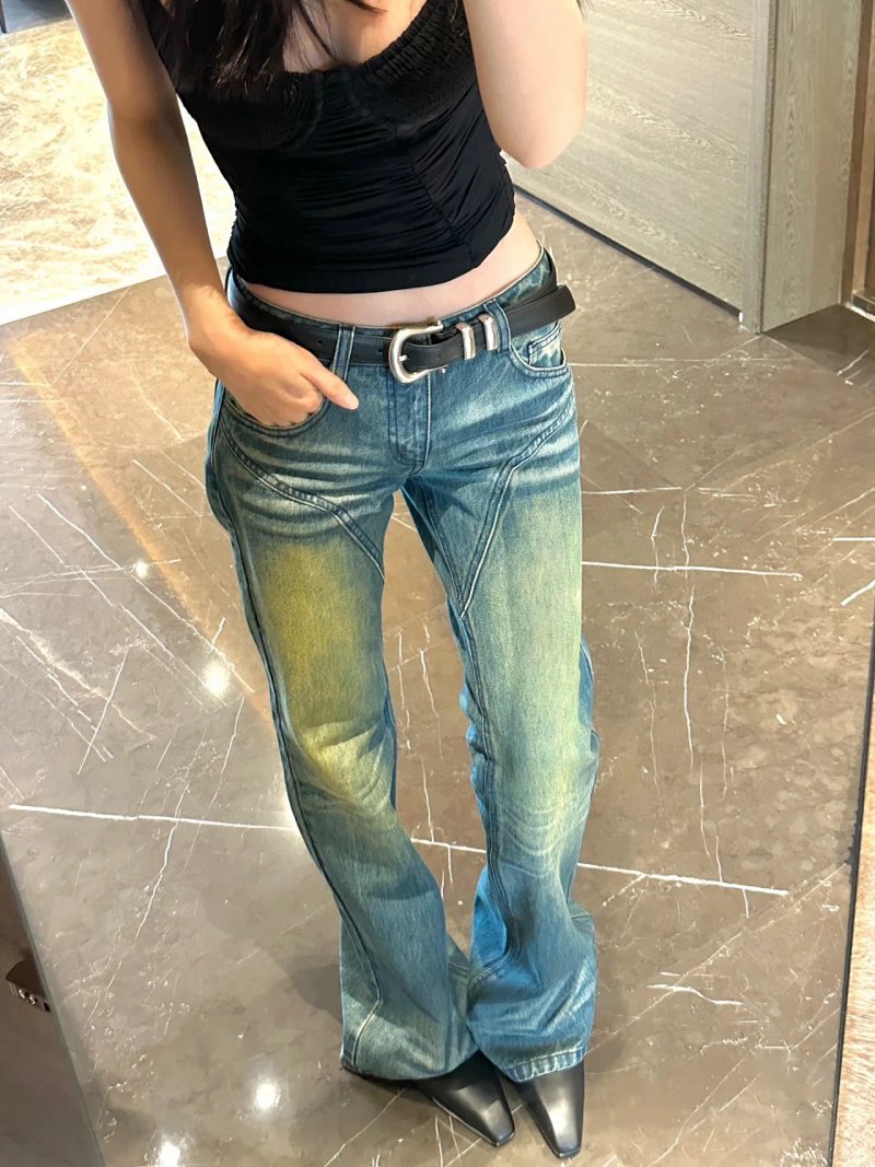 Fax Copy Express Slim Dirty Wash Jeans