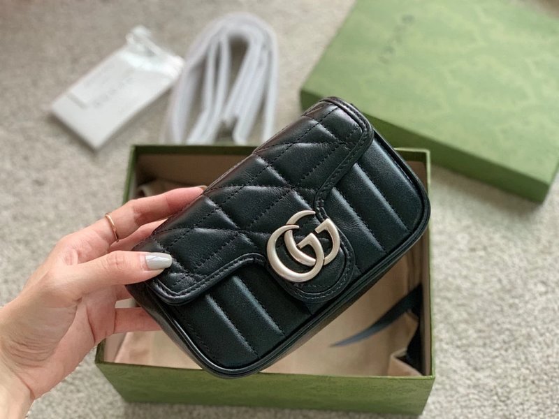 Gucc1 Gg21 Mini Marmont. 16.5cm