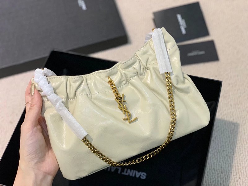 YSL Mini Leather Shoulder Bag 24x14x4cm