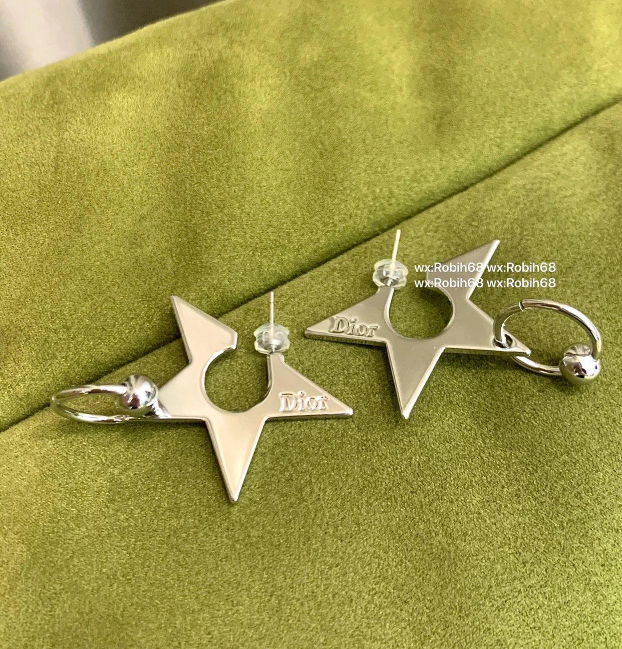 Out-of-print goods Dio1 vintage Omotesando star earrings earrings resale can be sold for 1k + ah specially panned zp made a batch of