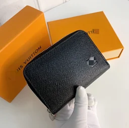 thumbnail for L wallet ladies wallet men's wallet L zipper coin wallet card holder credit card bag