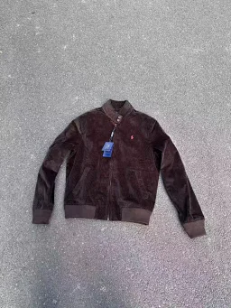 thumbnail for Xiao Dong love you original independent design Vintage old money style corduroy thick coat jacket men's ralf brown red coat