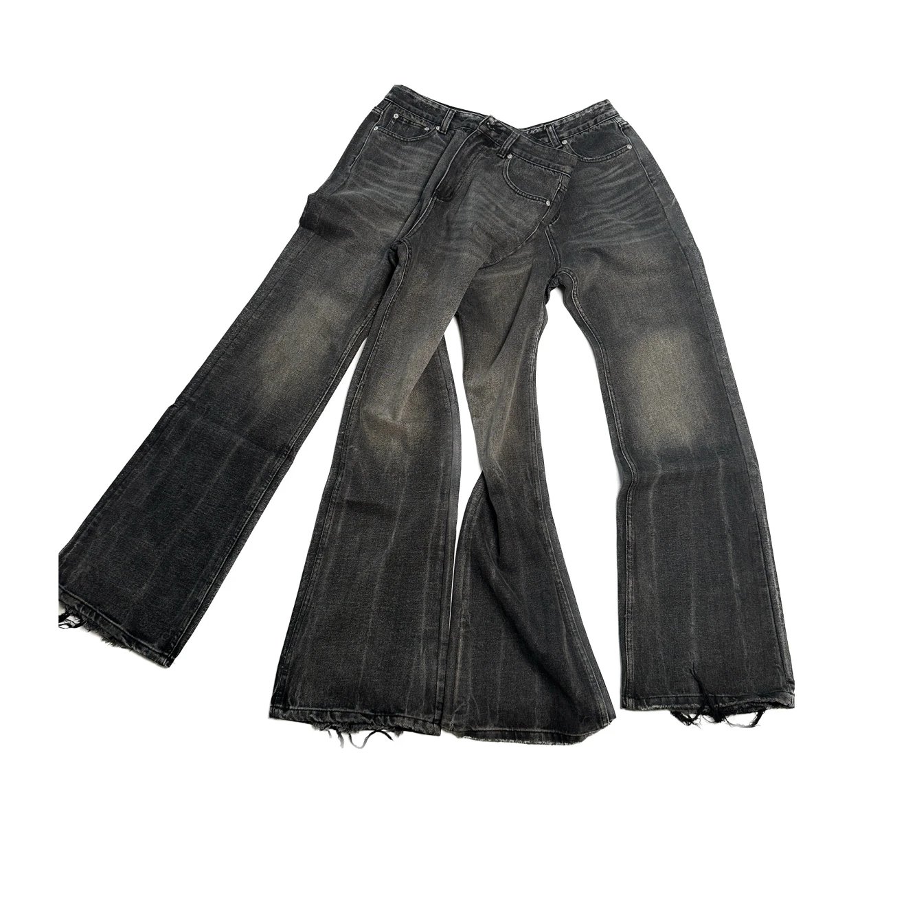 Vetements Baggy Distressed Denim