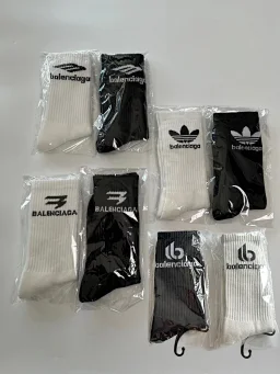 thumbnail for 【四双包邮】ba四季款通勤男女网红同款中筒毛巾底袜子 现货安排 满四双联系客服改价秒通过