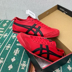 thumbnail for Ghost Tig.er Me.xico 66 Year of the Horse limited co-branded low-top retro classic versatile casual leather jogging shoes