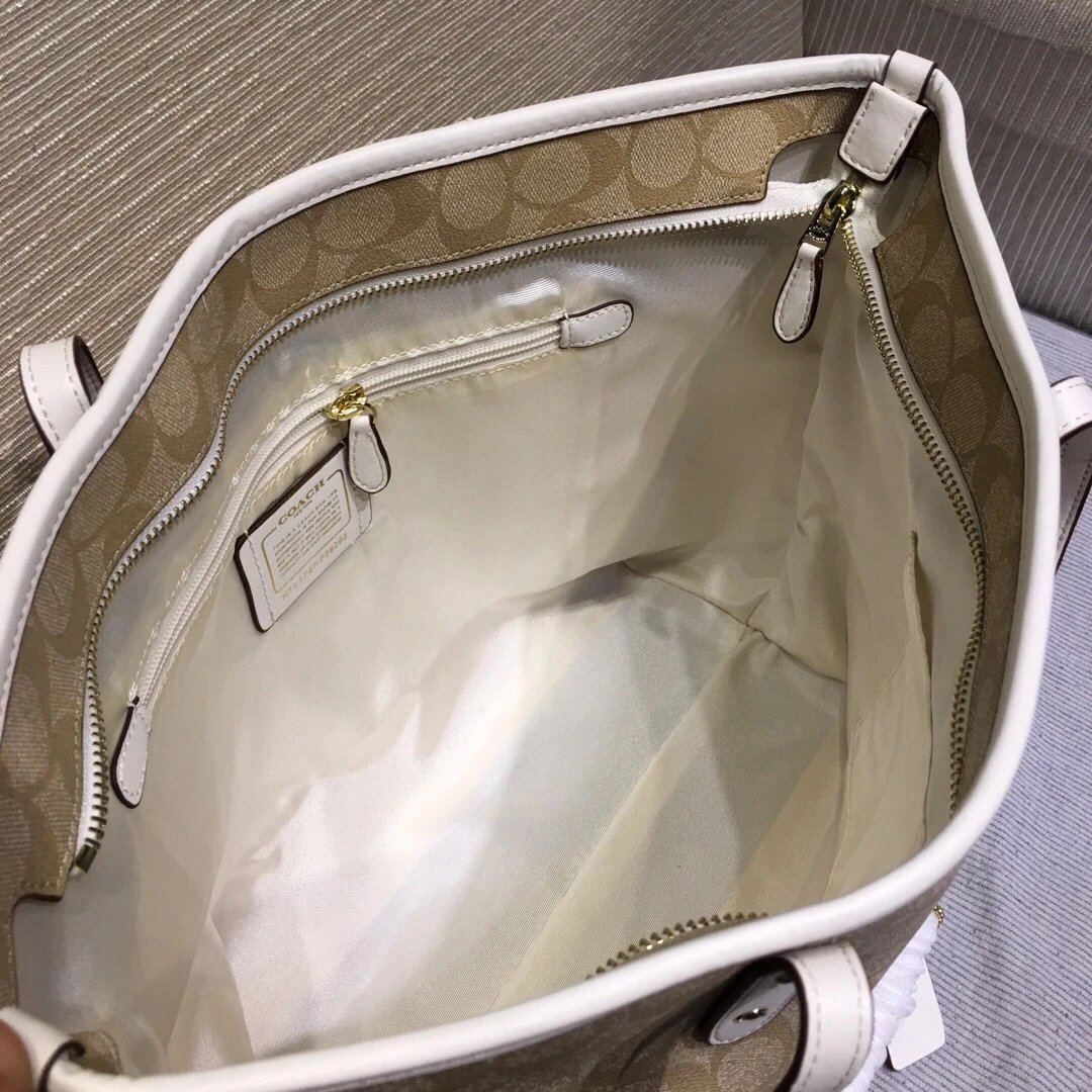 COAC女包蔻托特包大号购物袋单面子母包单肩拉链手提包妈咪袋 7