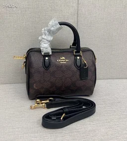 thumbnail for 2024 New Aug New C W329 CS183 COAC WOMEN'S MINI ROWAN TOTE SHOULDER CROSSBODY BAG BOSTON SMALL. CH370 CH159 CH469 CH370 
Sizes 16.5×11×9.