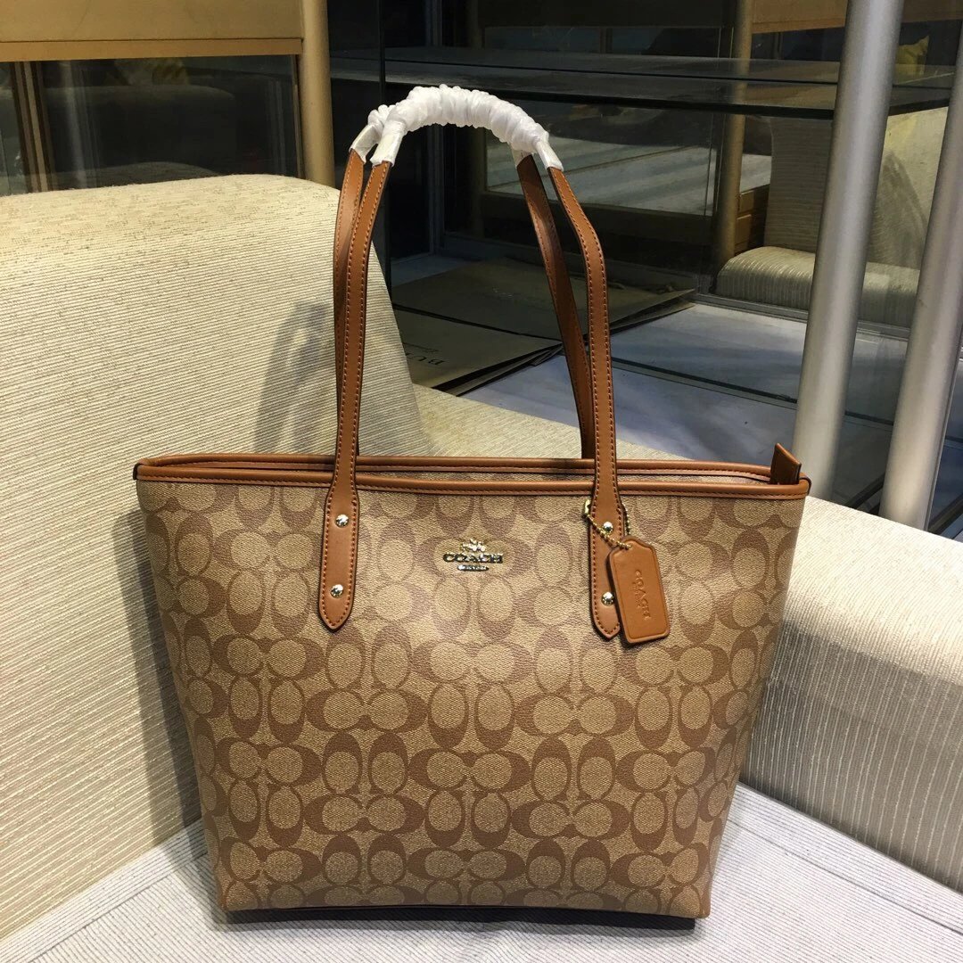 COAC女包蔻托特包大号购物袋单面子母包单肩拉链手提包妈咪袋 13