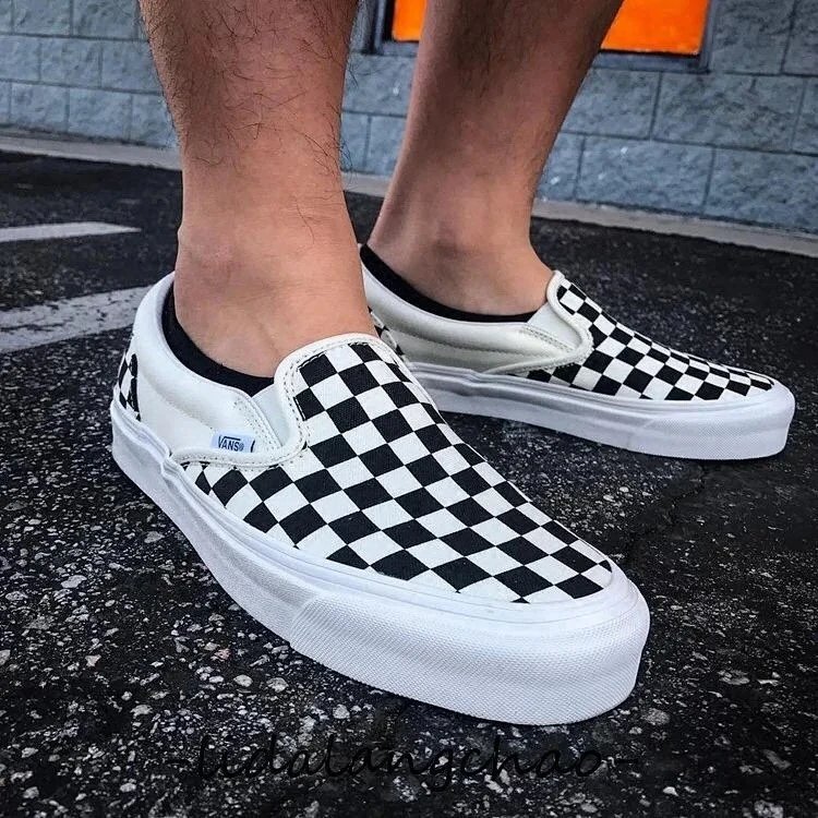Vans Checkerboard Slip-On Canvas Shoe