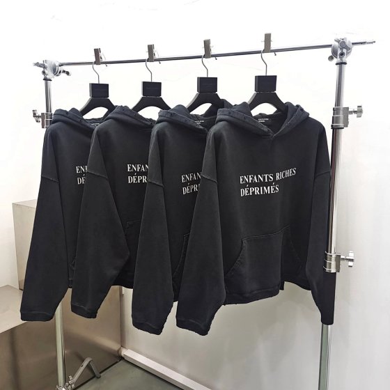 BACK original ERD worn hoodie