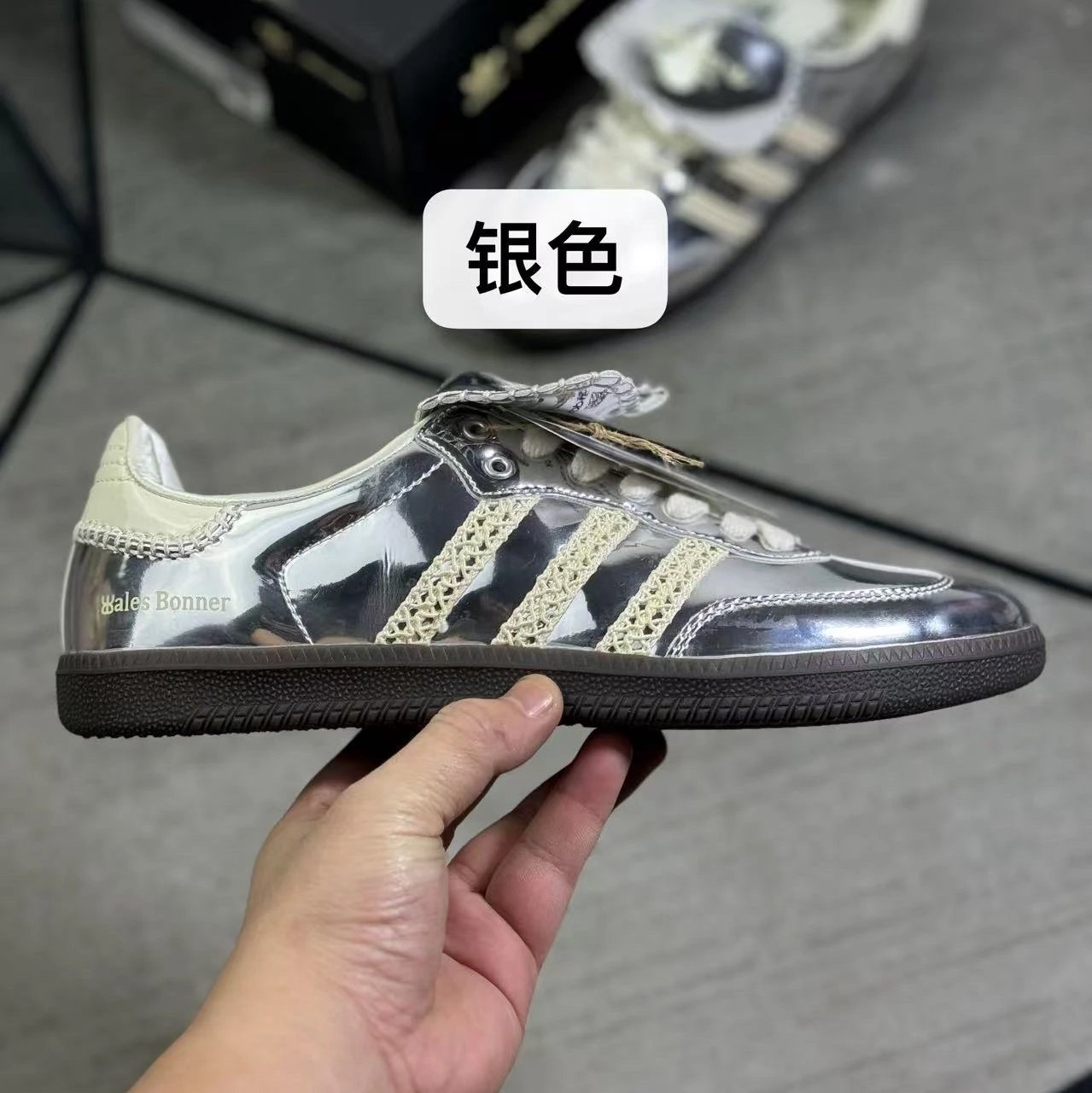 silvery