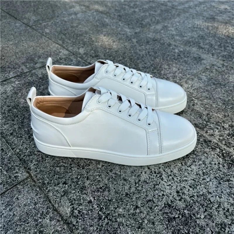 8 White Leather