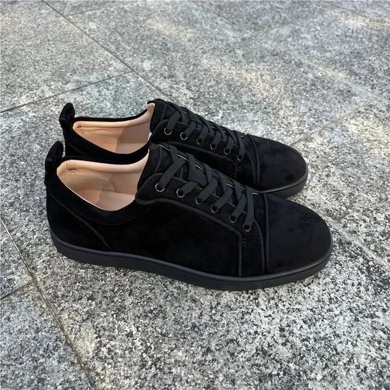 5 Black suede wrap