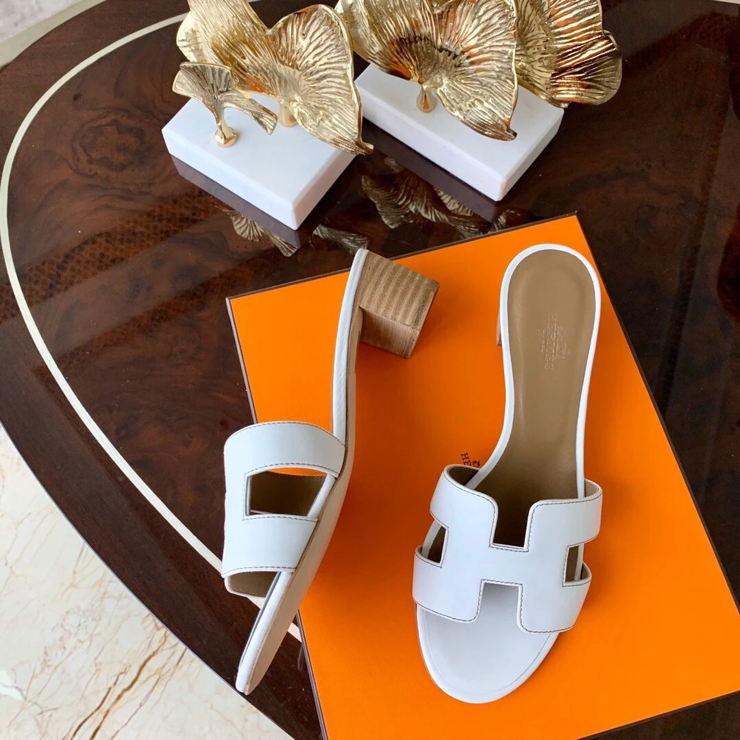 White high heels