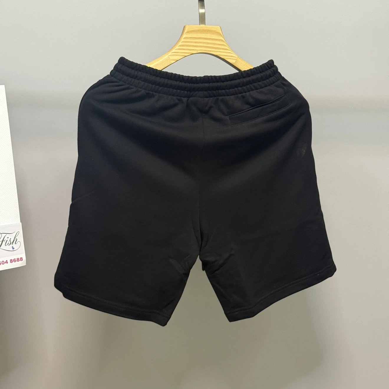 9105色入法式纯色运动裤24夏季新品男士休闲松紧腰头棉质弹力休闲裤针织抽绳短裤潮GH8274 4