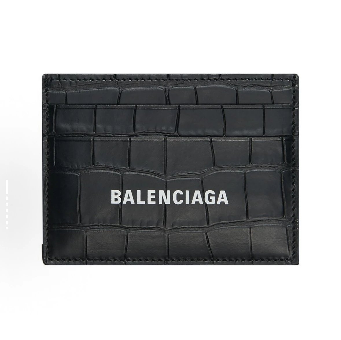 (In stock) B logo letter printed crocodile pattern card bag Cash