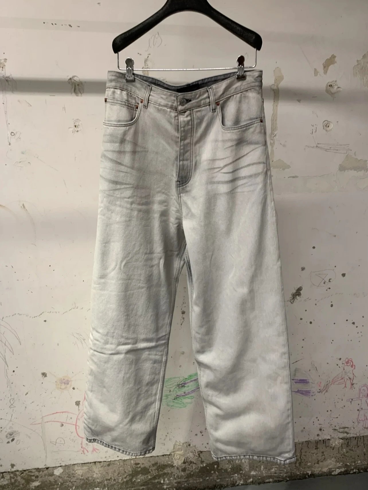 Blcg 24 Autumn/Winter White Waste Soil Jeans Wax coated Heavy duty/Velvet lined/One piece for Winter