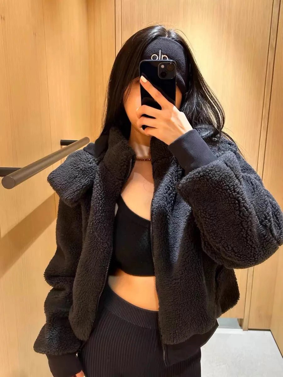 Calvin Klein Sherpa Fleece Bomber Jacket Brown Outerwear - 18