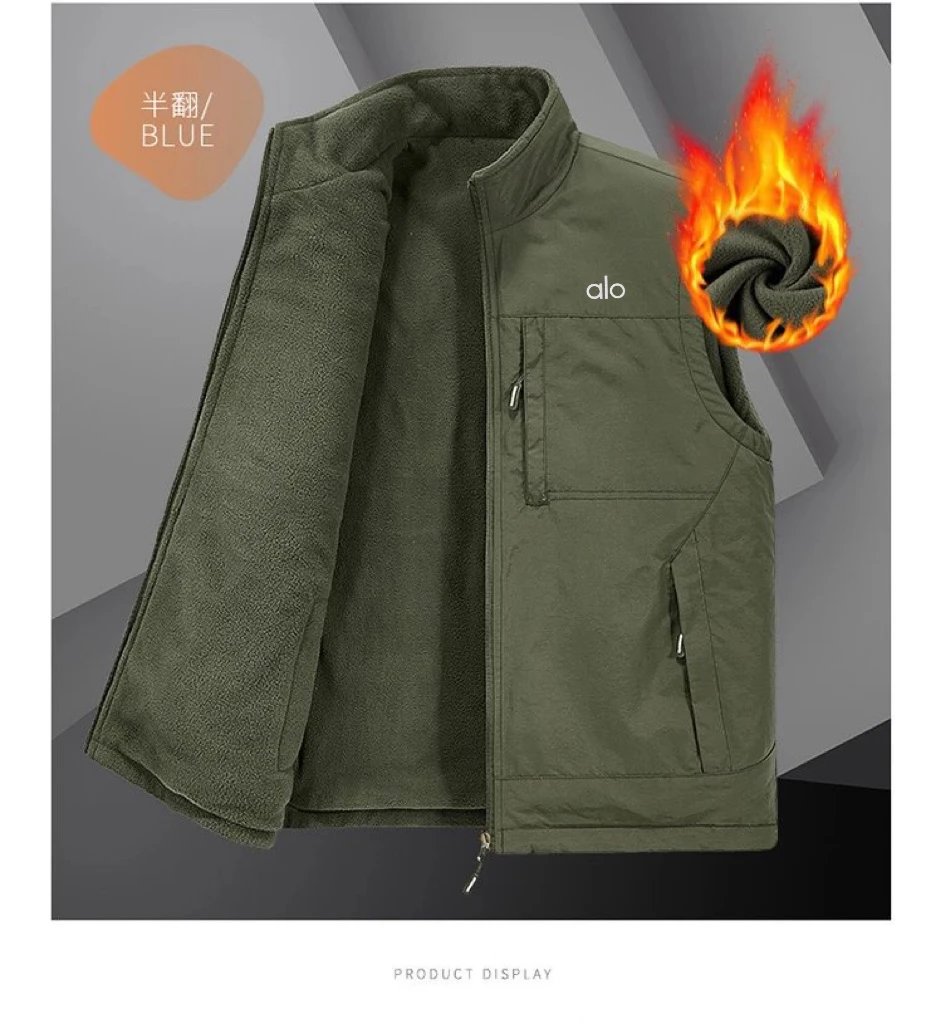 Alo Fleece-Lined Insulated Vest Black - 13