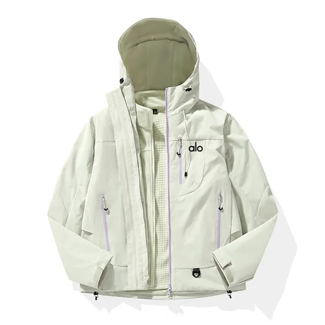 Alo Jackets Hooded 3-in-1 Outdoor Jacket with Fleece Lining product detail image 2