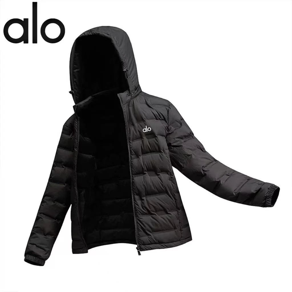 Alo Down Jackets Hooded quilted puffer image 2