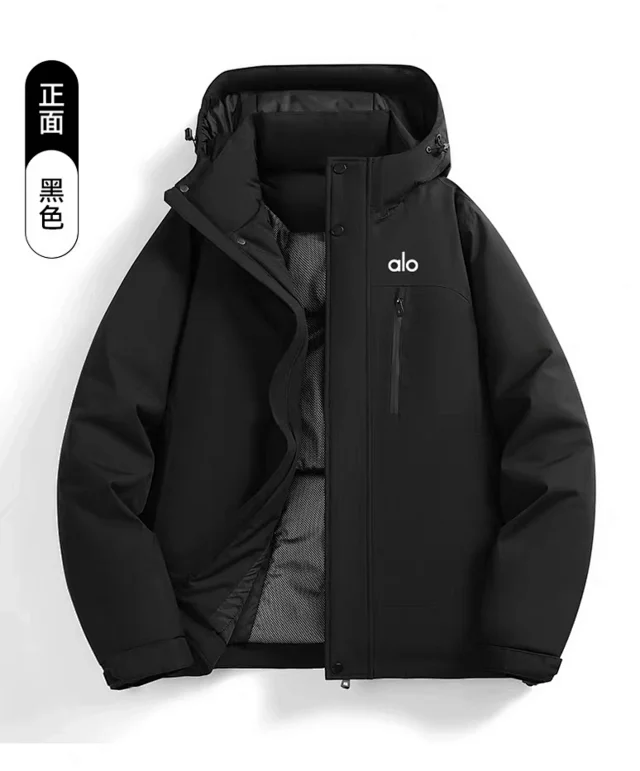 Alo Down Jackets Hooded insulated waterproof jacket product detail image 7