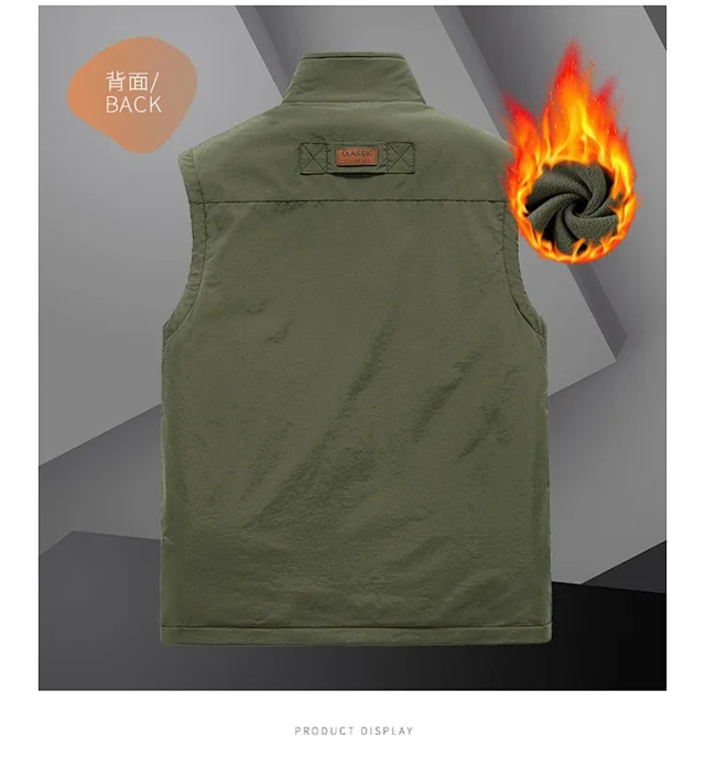 Alo Vests Reversible fleece-lined zip vest with stand collar and multiple pockets product detail image 11