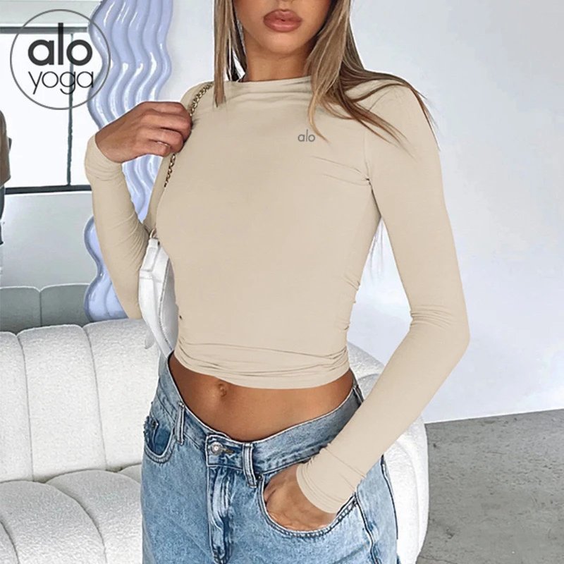 Alo Yoga Long Sleeve Crop Top 