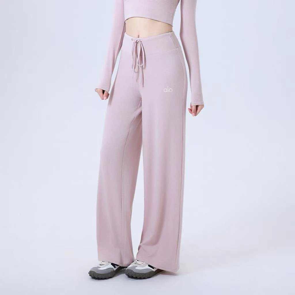 Alo Trousers Wide-Leg Drawstring image 6