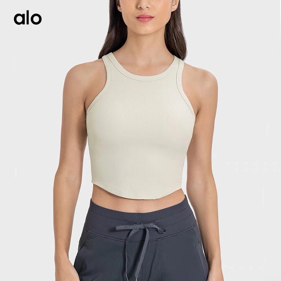 Alo Ribbed Crop Tank Top [4 st