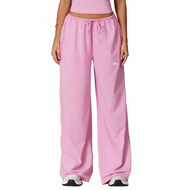 alo Trousers Wide-Leg Drawstring product detail image 3