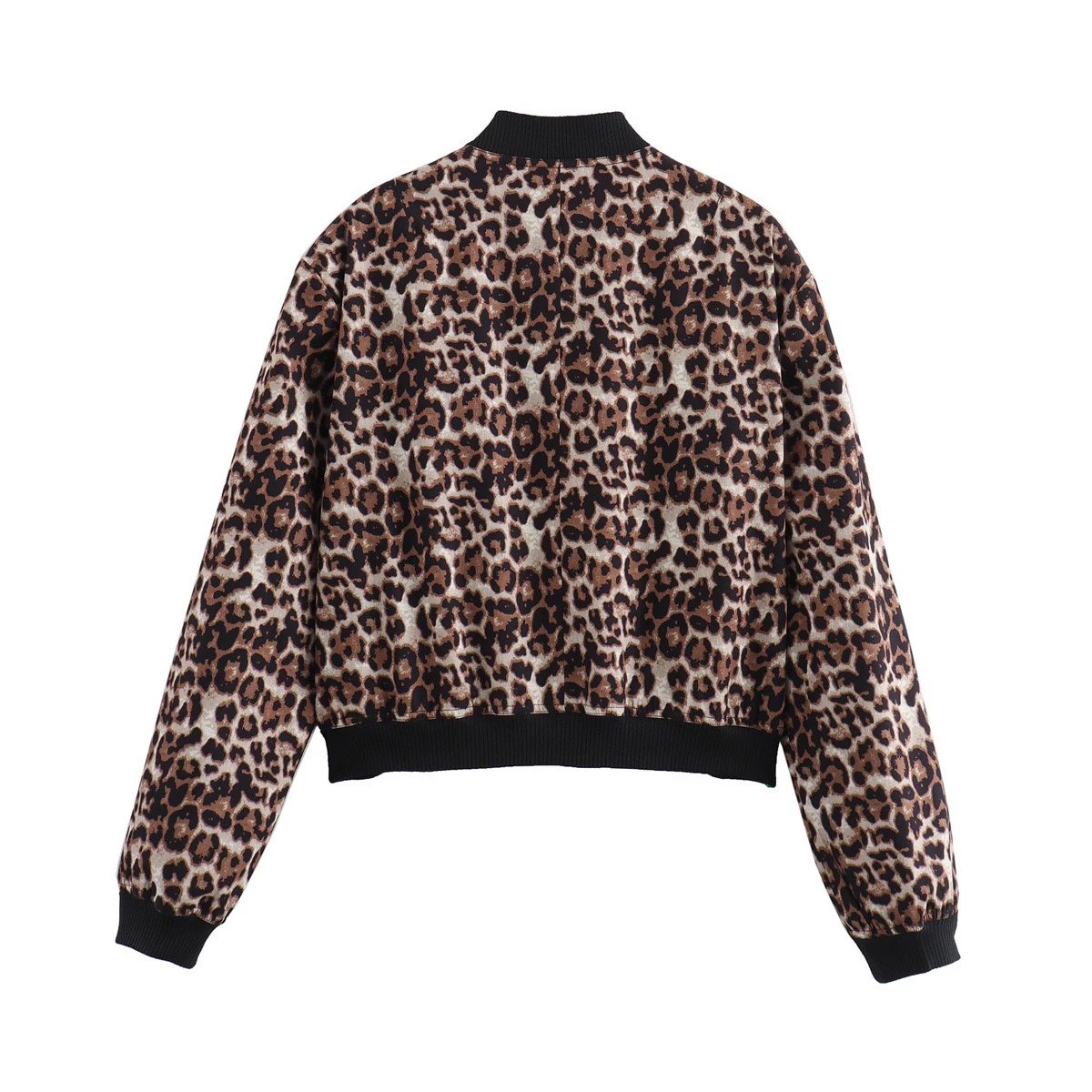 Alo Cropped Bomber Jacket Beige Outerwear - 40