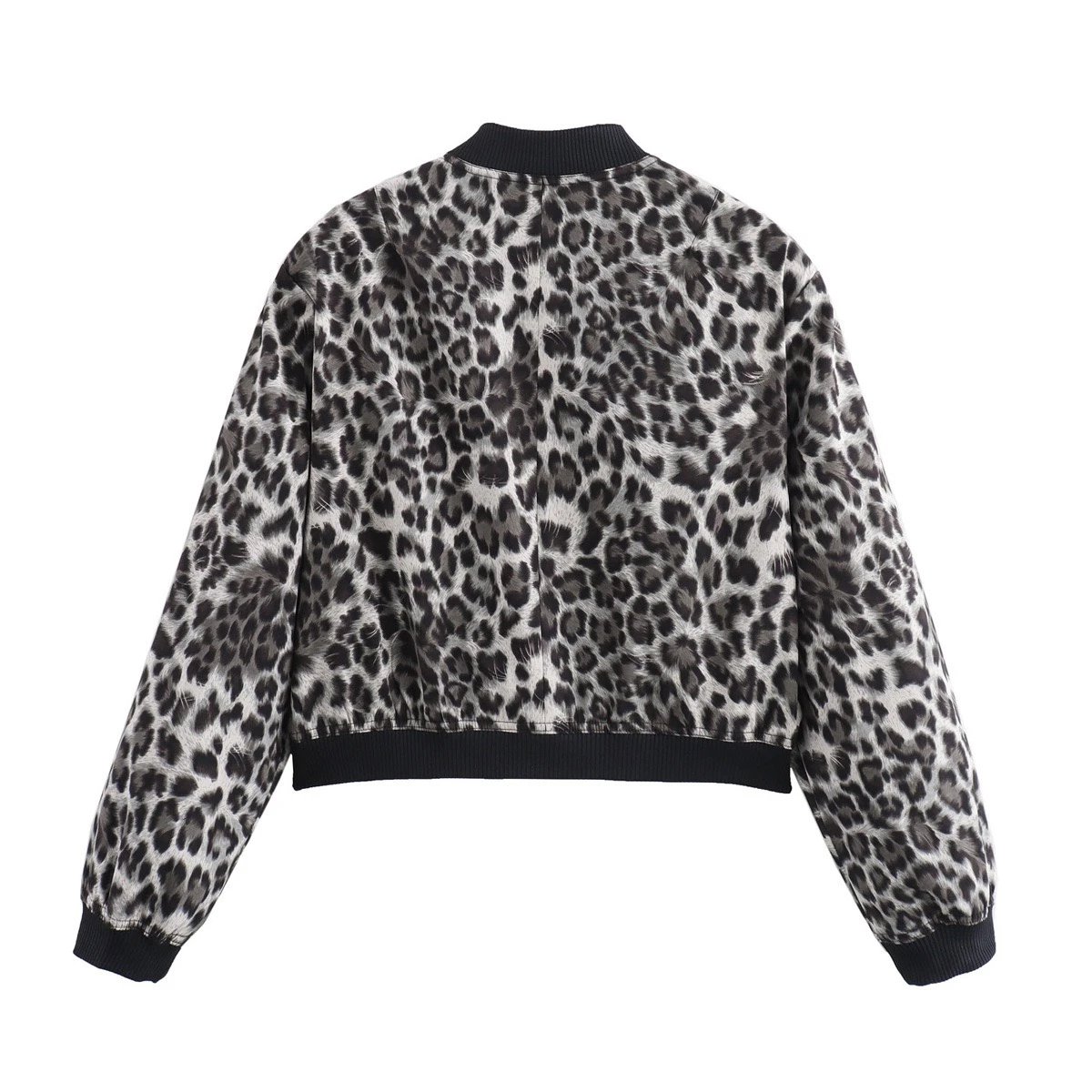 Alo Cropped Bomber Jacket Beige Outerwear - 38