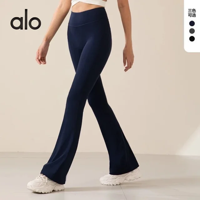 Alo Trousers High-Waisted Flared Yoga Pants product detail image 1