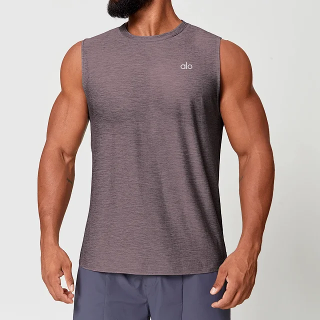 Alo Vests Sleeveless crew-neck performance vest product detail image 24