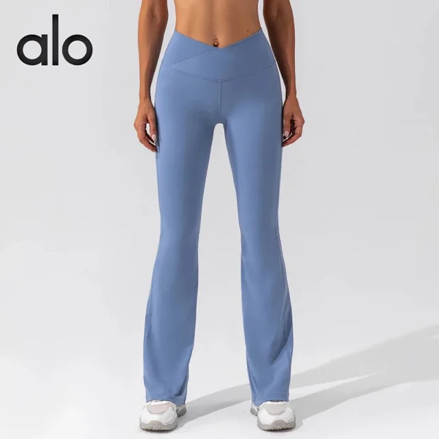Unbranded Trousers V-Waist Flared Yoga Pants product detail image 2