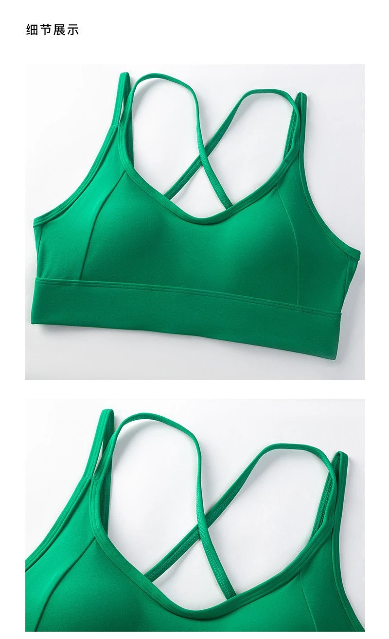 Design Sports Bra Pink with Contrast Trim Activewear - 19