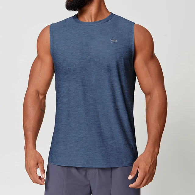 Alo Vests Sleeveless crew-neck performance vest product detail image 16