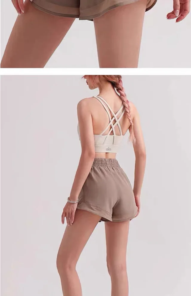 Alo Underwear Front-Zip Crisscross-Back Sports Bra product detail image 42