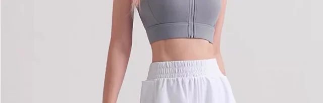 Alo Underwear Front-Zip Crisscross-Back Sports Bra product detail image 33